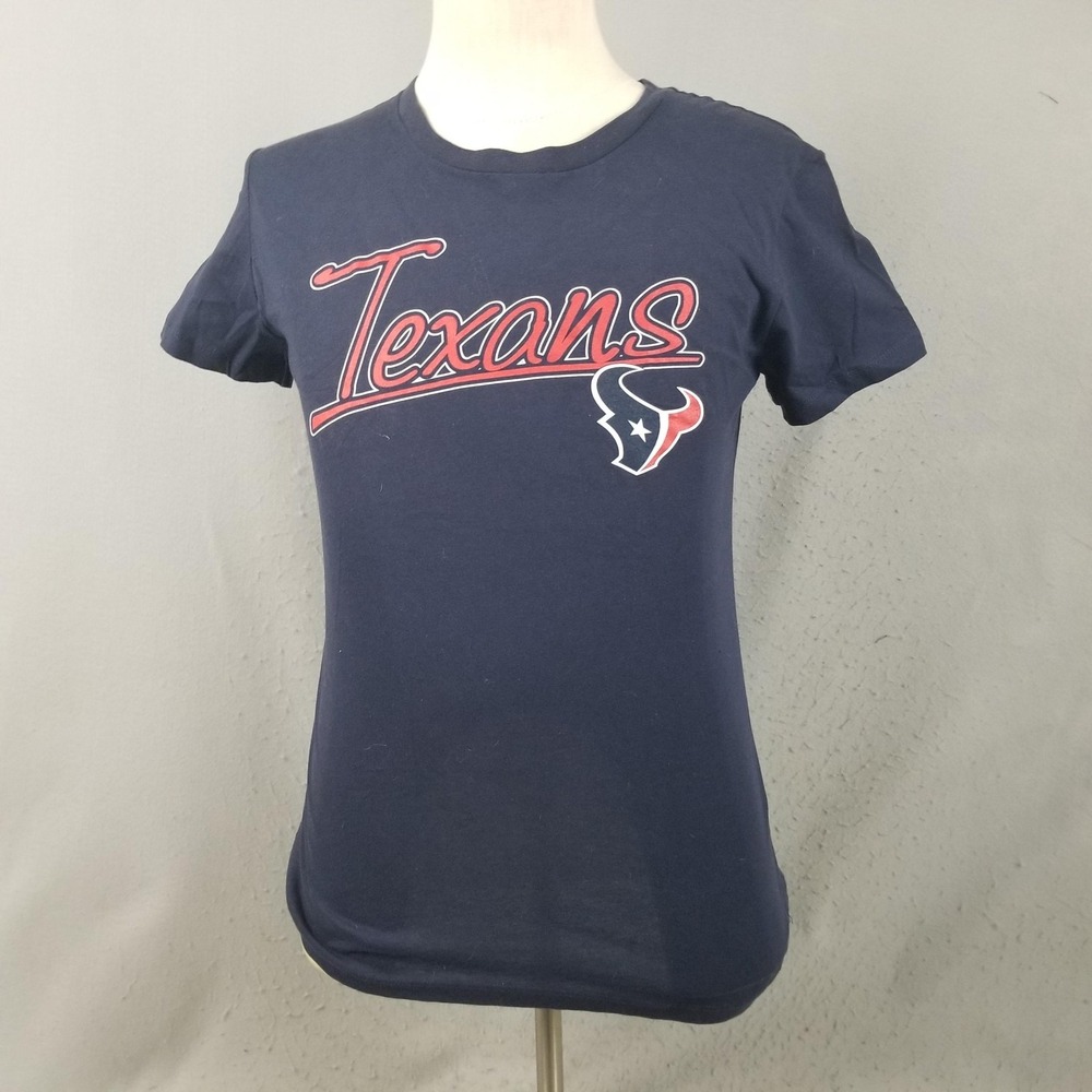 Houston Texans Shirt Womens Large Blue NFL‎ Football NFL Team Apparel Tee